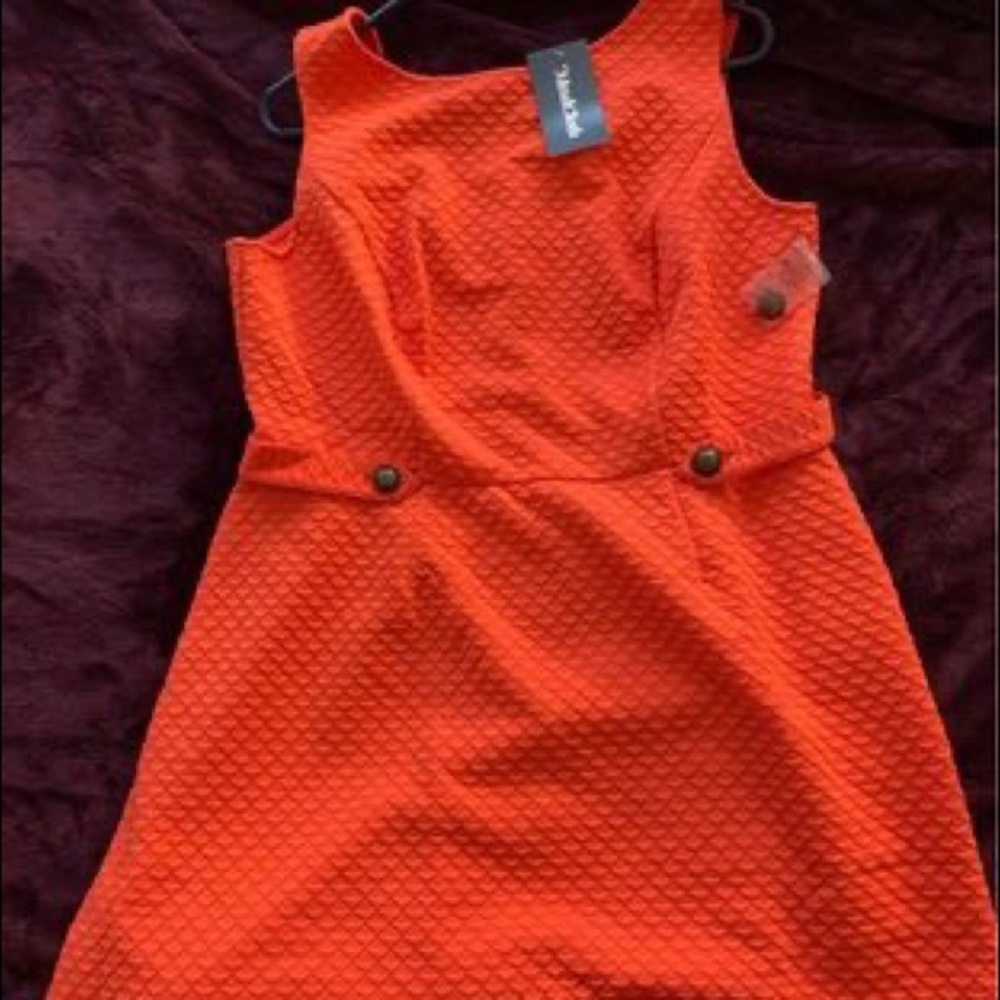 NWT Orange-Red Mini Dress ModCloth